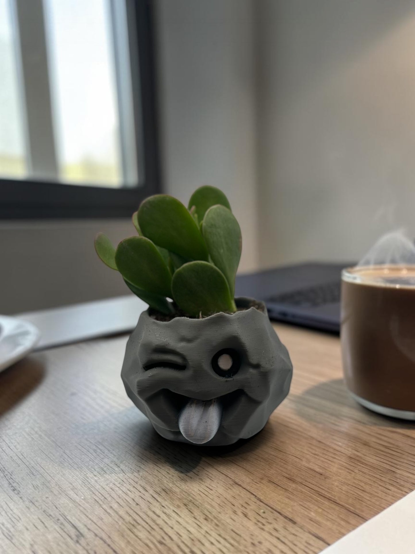 Rock Head 2" Planter