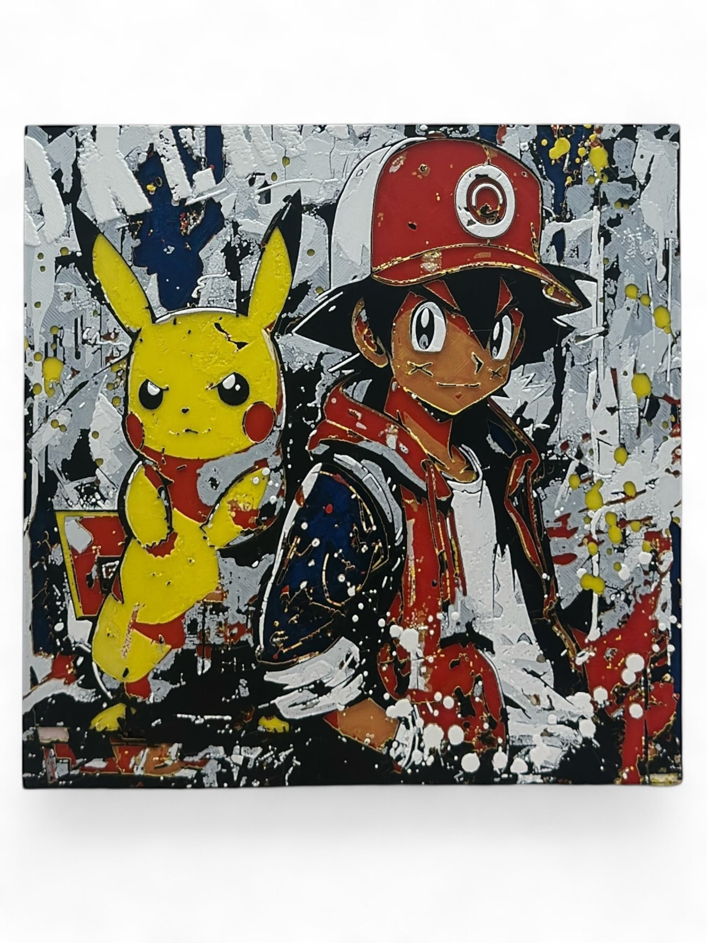Ash Street 3D artwork in wood frame
