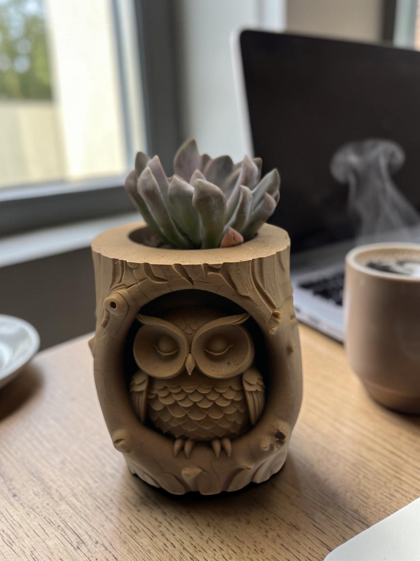 Owl Stump 2" Planter