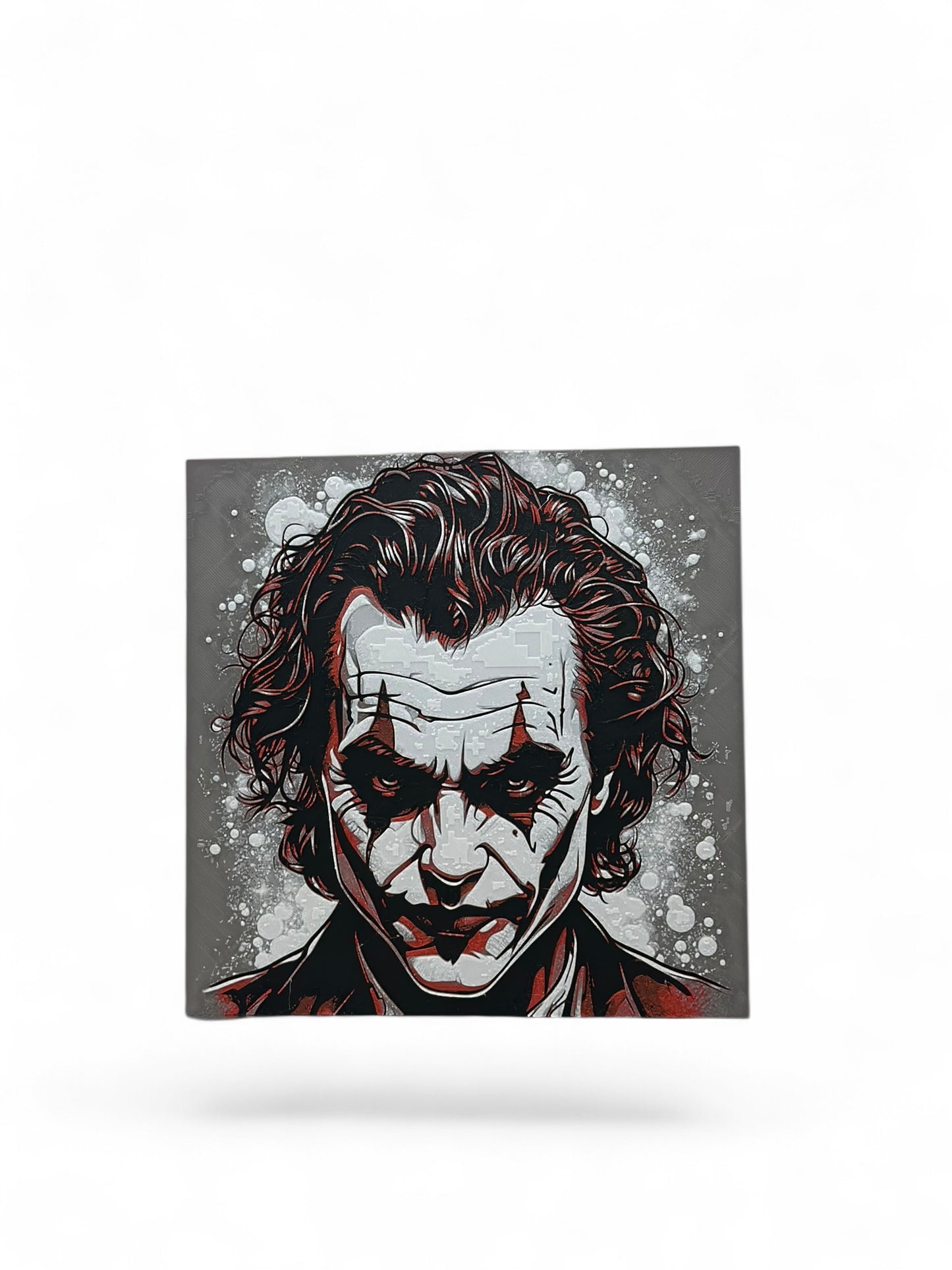 Joker 3D artwork in wood frame