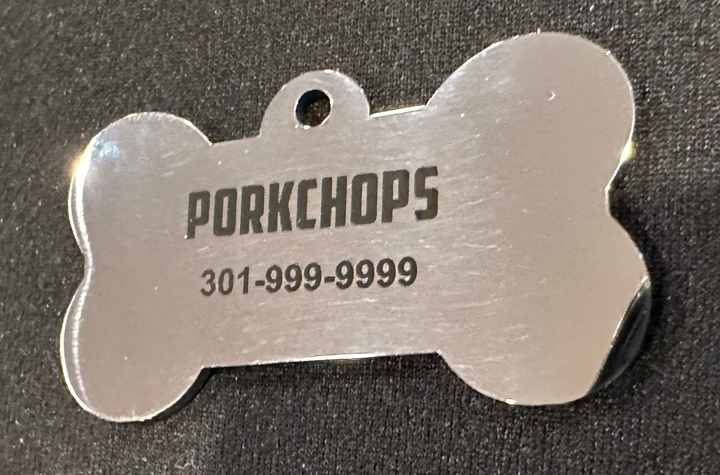 Solid Stainless Bone Charm