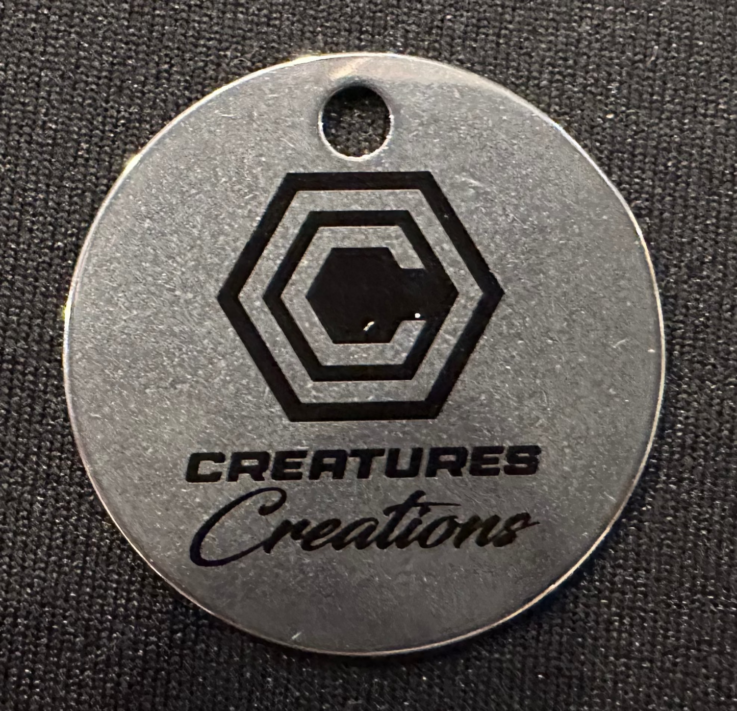 Stainless Round Pet Tag