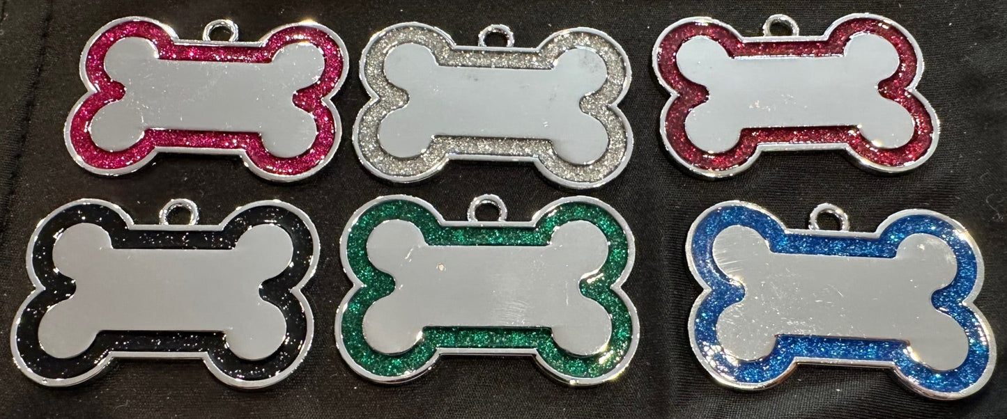 Shiny Dog Bone Keychain