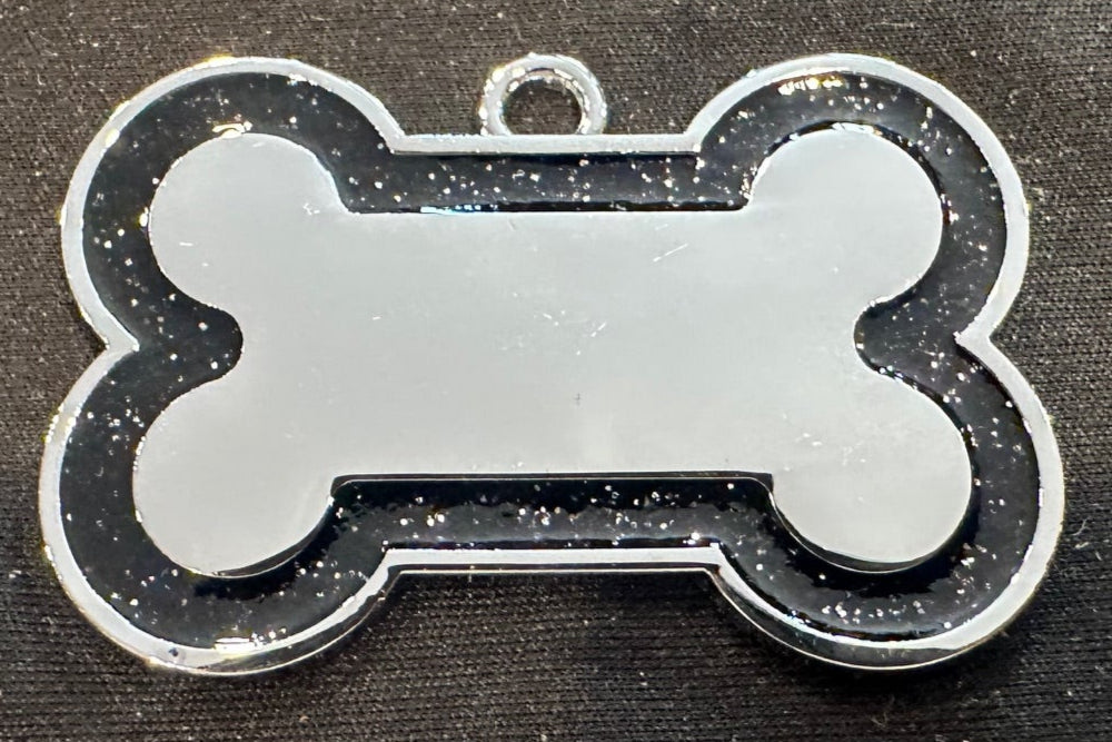 Shiny Dog Bone Keychain