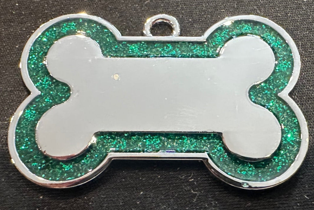 Shiny Dog Bone Keychain