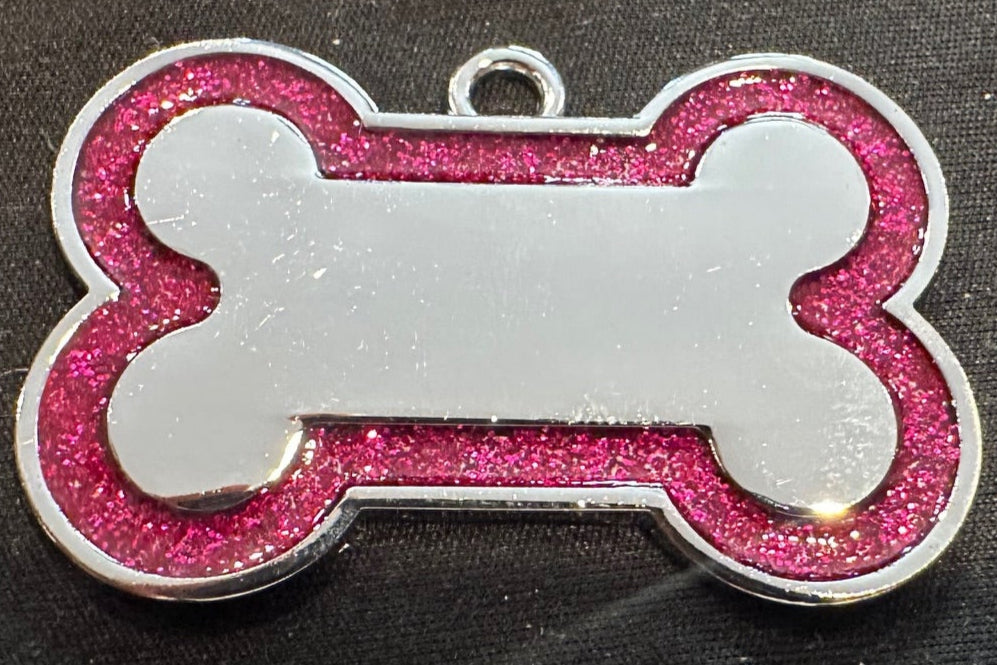 Shiny Dog Bone Keychain
