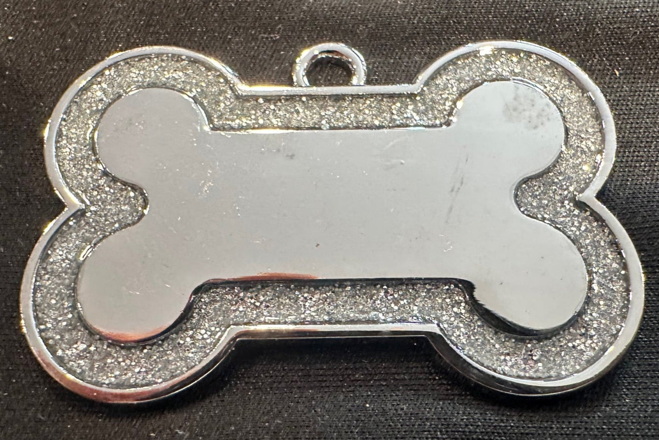 Shiny Dog Bone Keychain