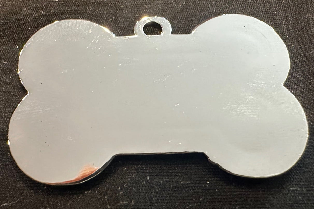 Shiny Dog Bone Keychain