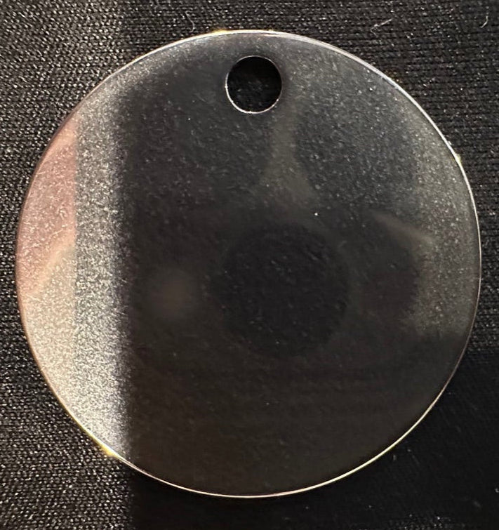 Stainless Round Pet Tag