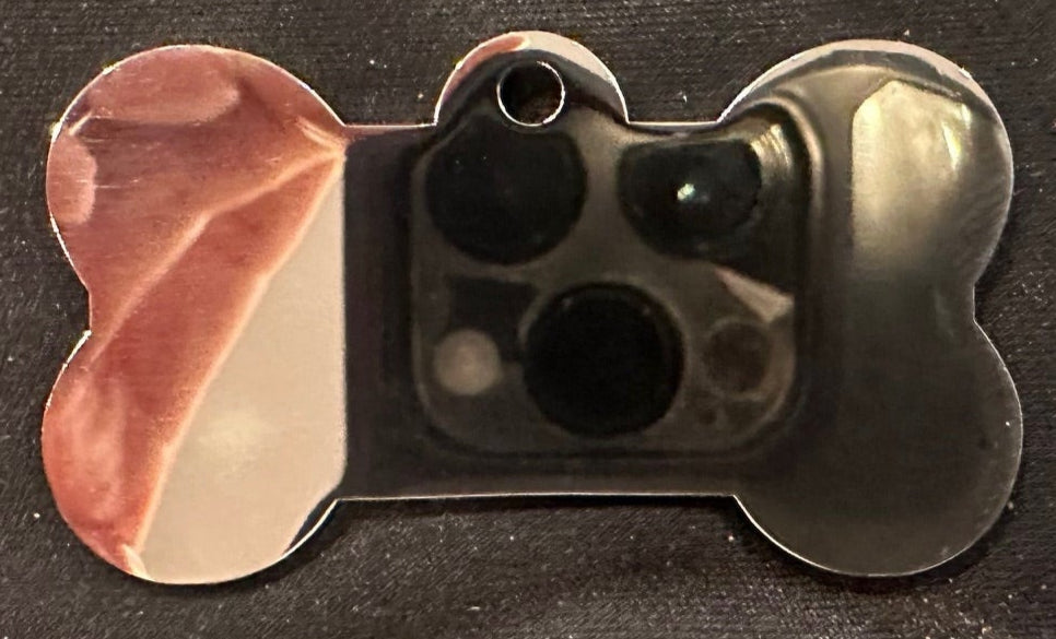 Solid Stainless Bone Charm