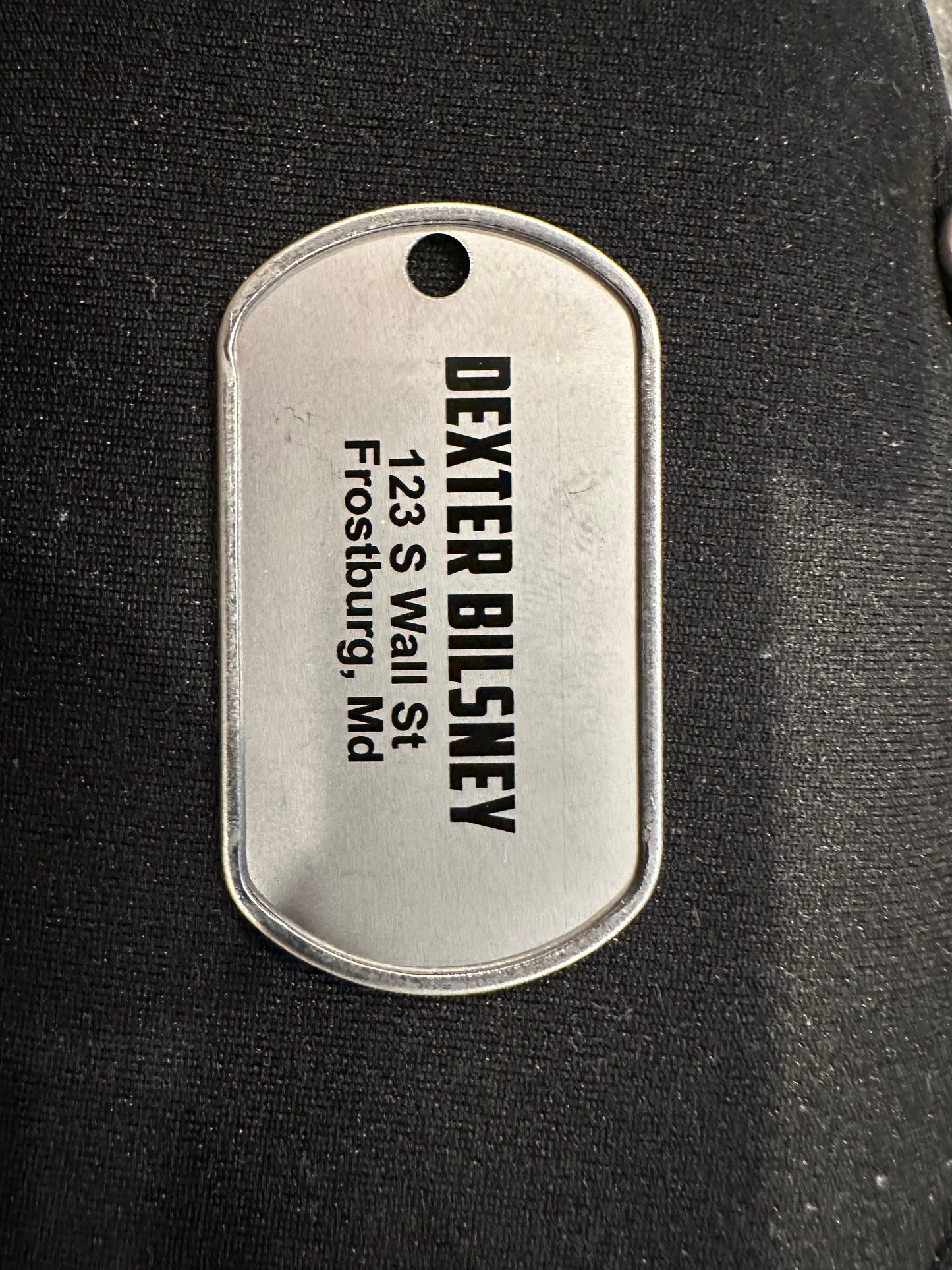 Aluminum Rectangle Dog Tag