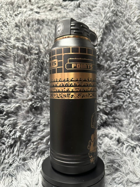 32 oz Stainless Water Bottle Rose Gold - Retro Punch