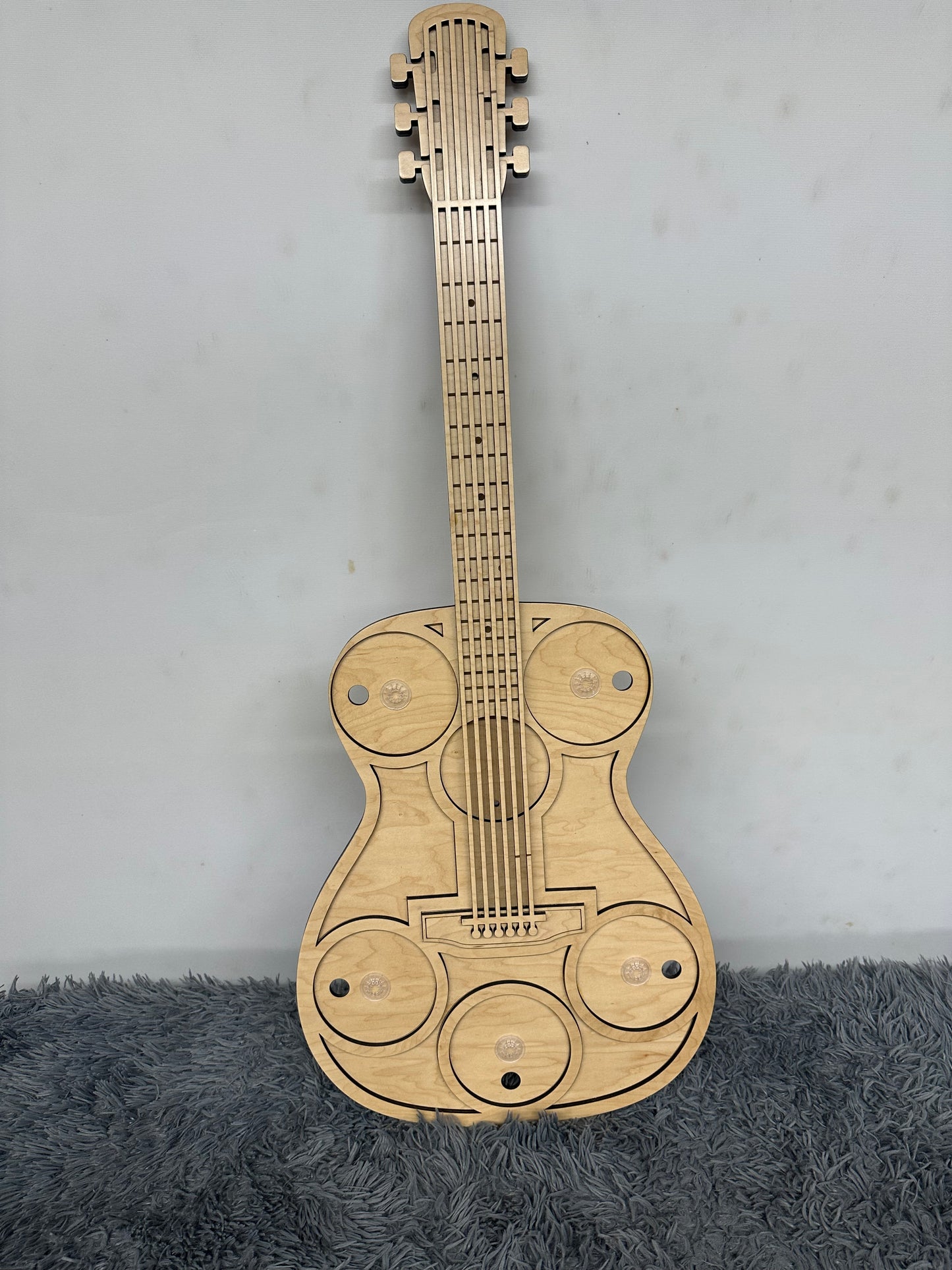42” guitar wood CD display wall art