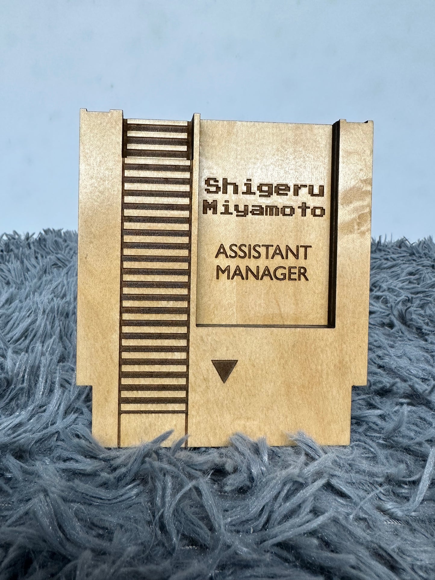 Game Cartridge Desk Name Plate