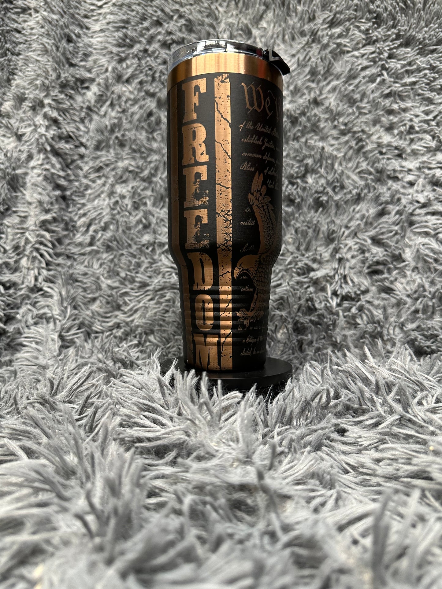 40 oz Stainless Tumbler Rose Gold - We the People Freedom