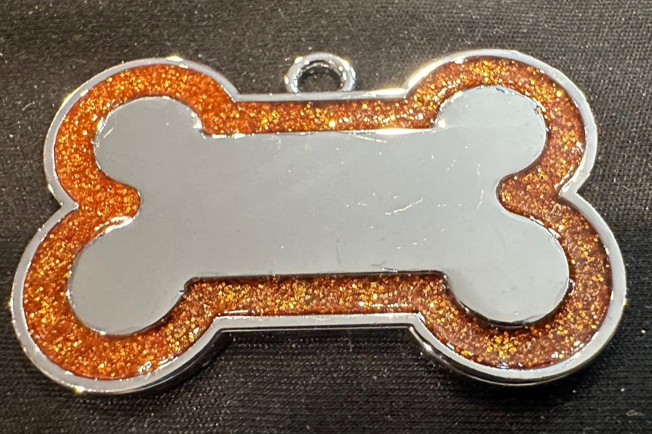 Shiny Dog Bone Keychain