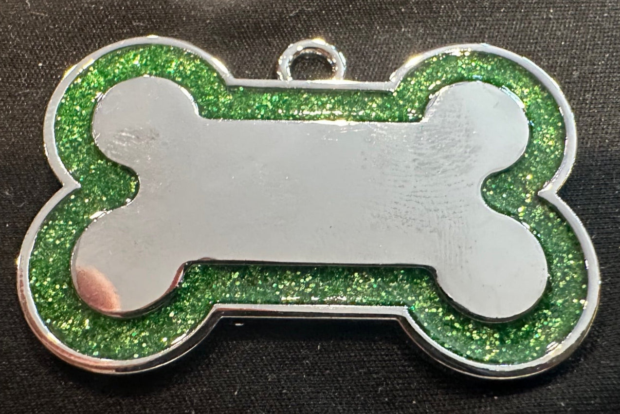 Shiny Dog Bone Keychain