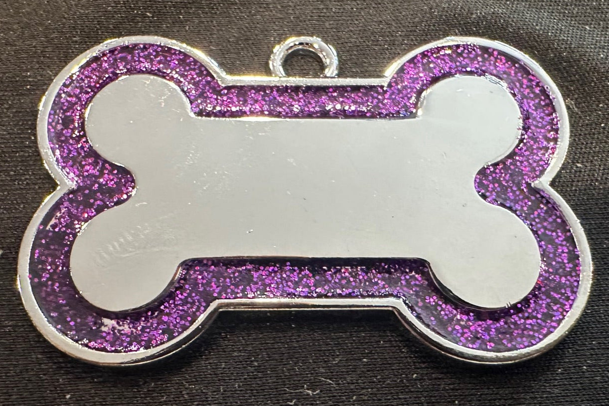 Shiny Dog Bone Keychain