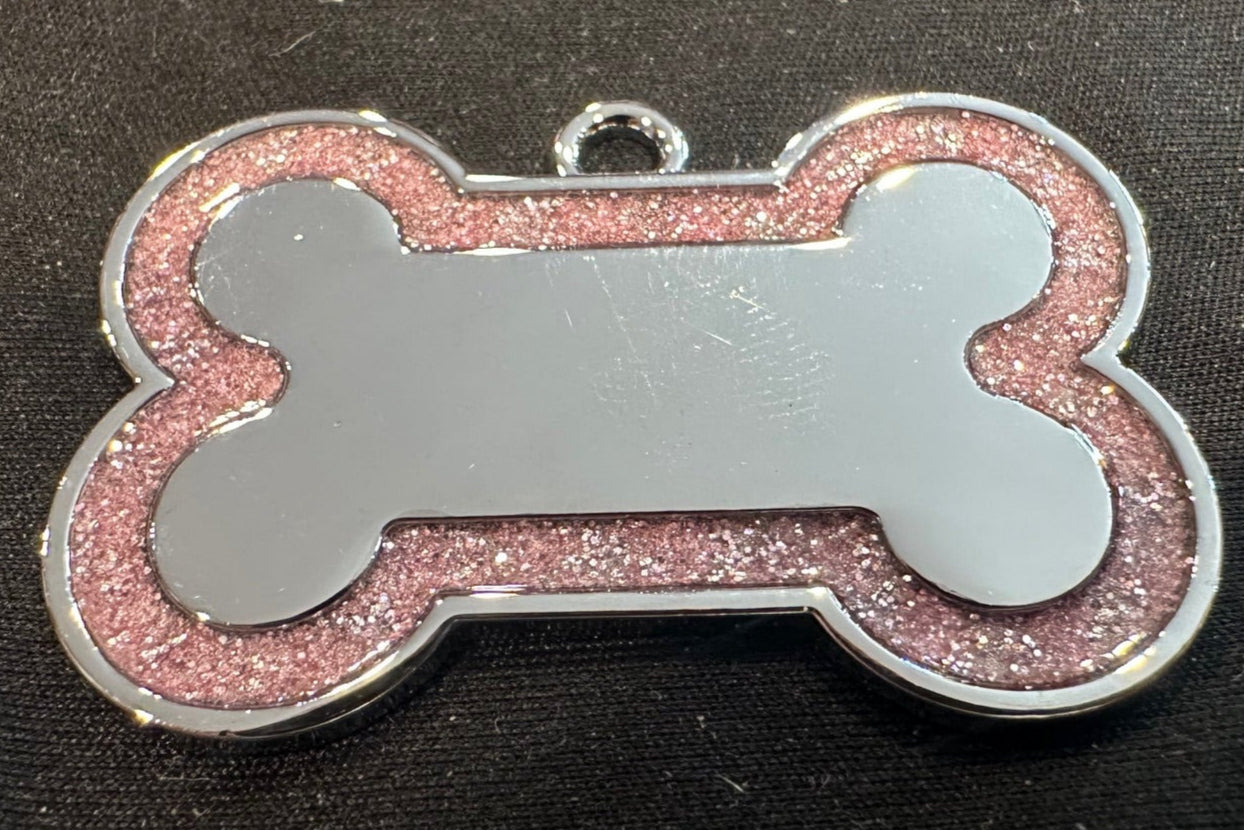 Shiny Dog Bone Keychain