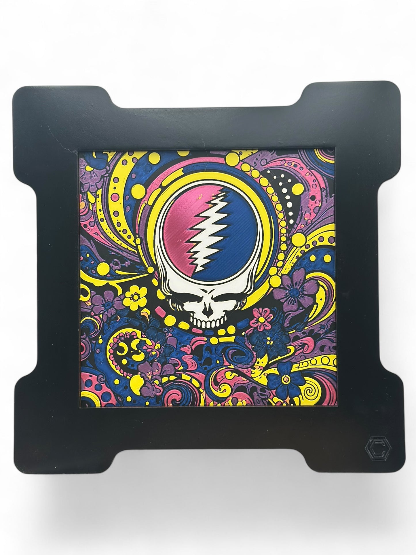 Grateful Art 3D artwork in wood frame