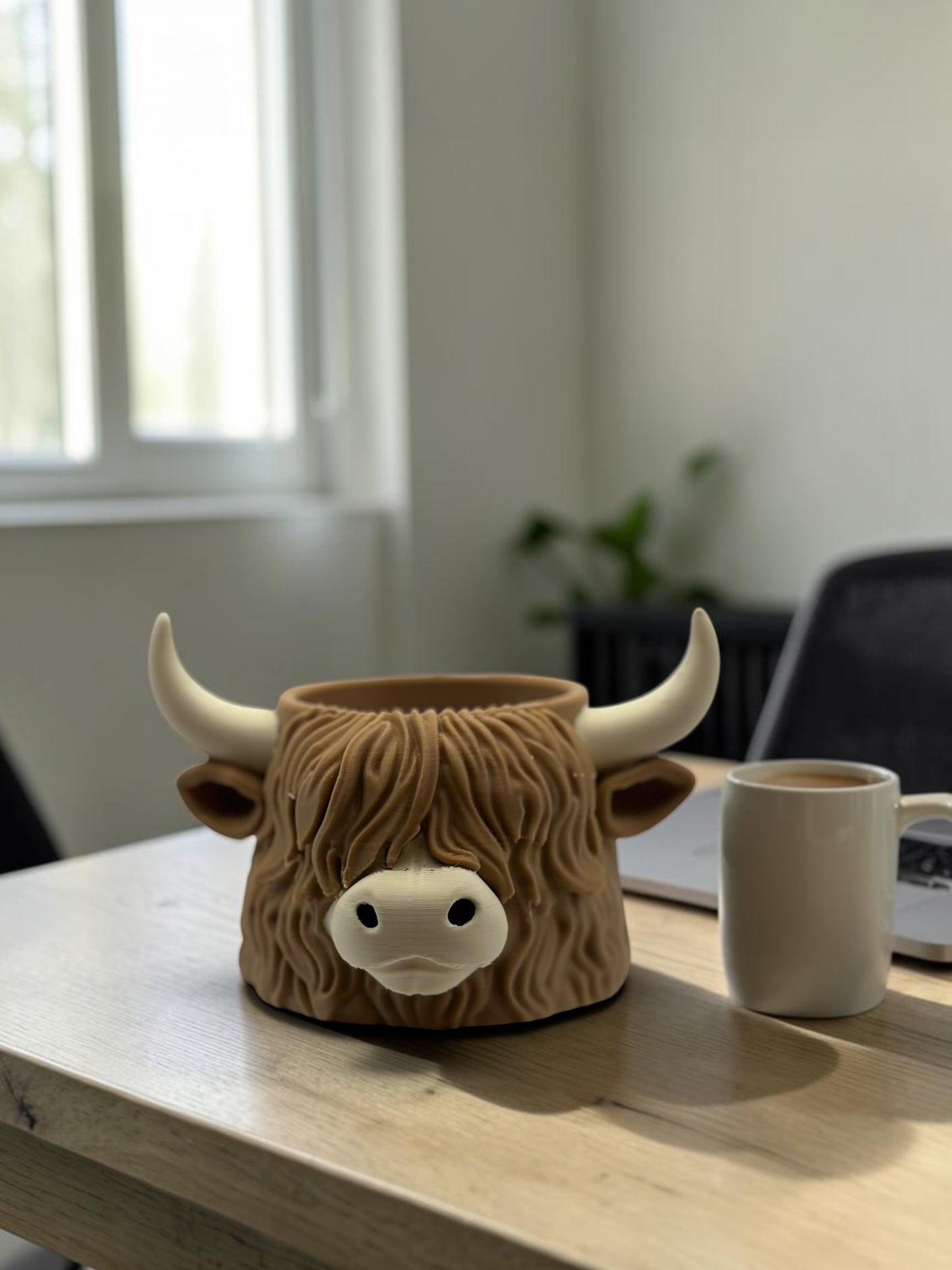 Highland Cow 2" Planter