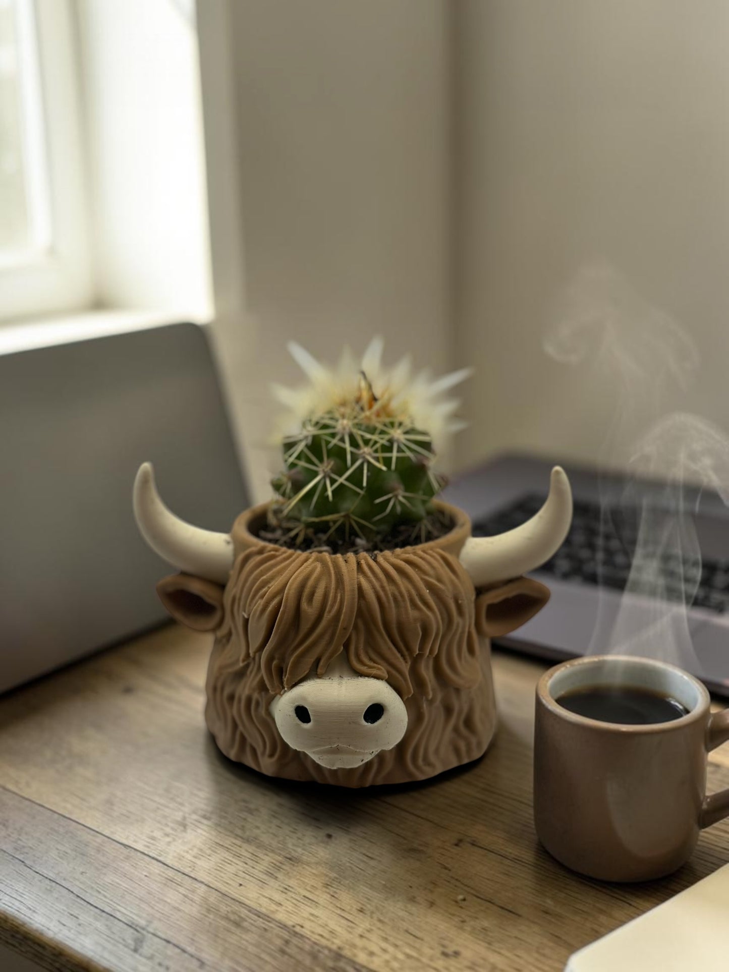 Highland Cow 2" Planter