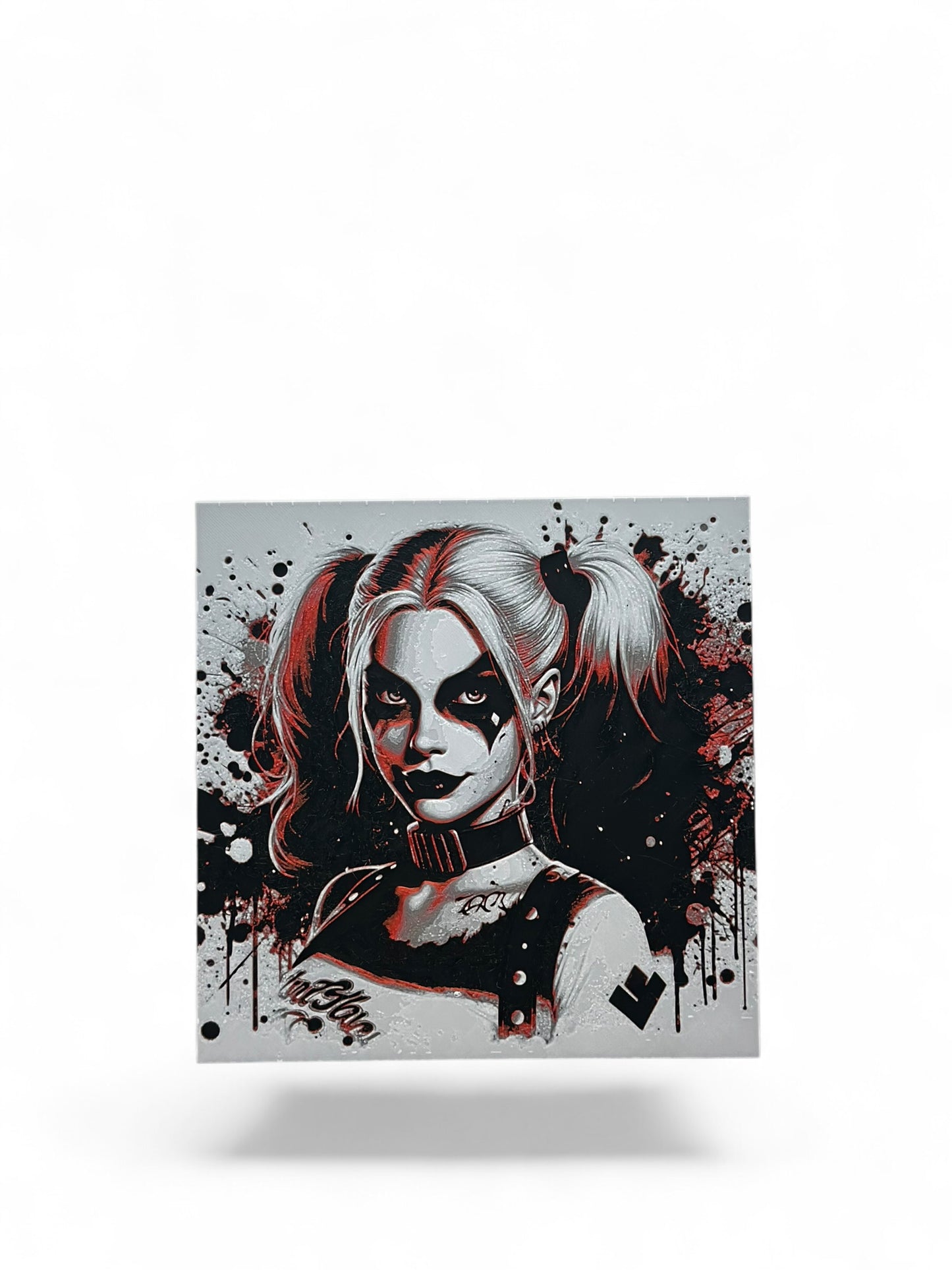 Harley 3D artwork in wood frame