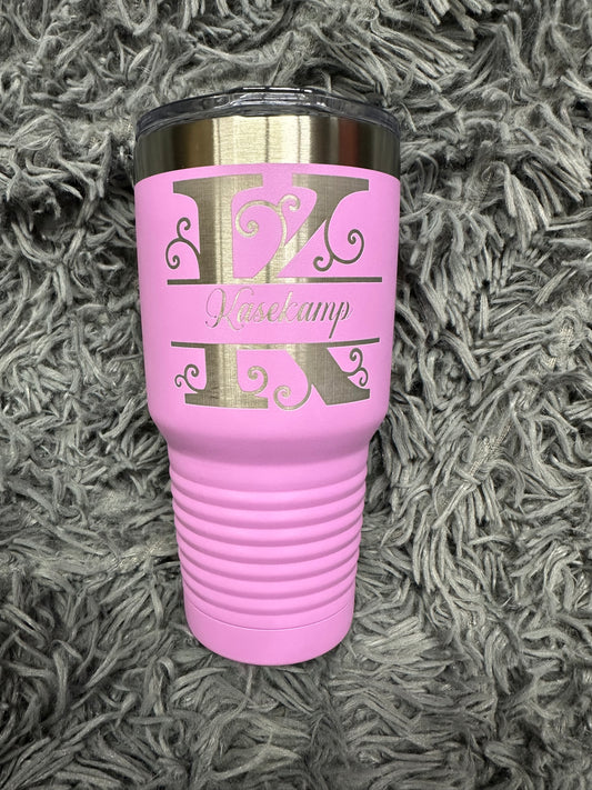 30 oz Tumbler - Custom Monogram Name