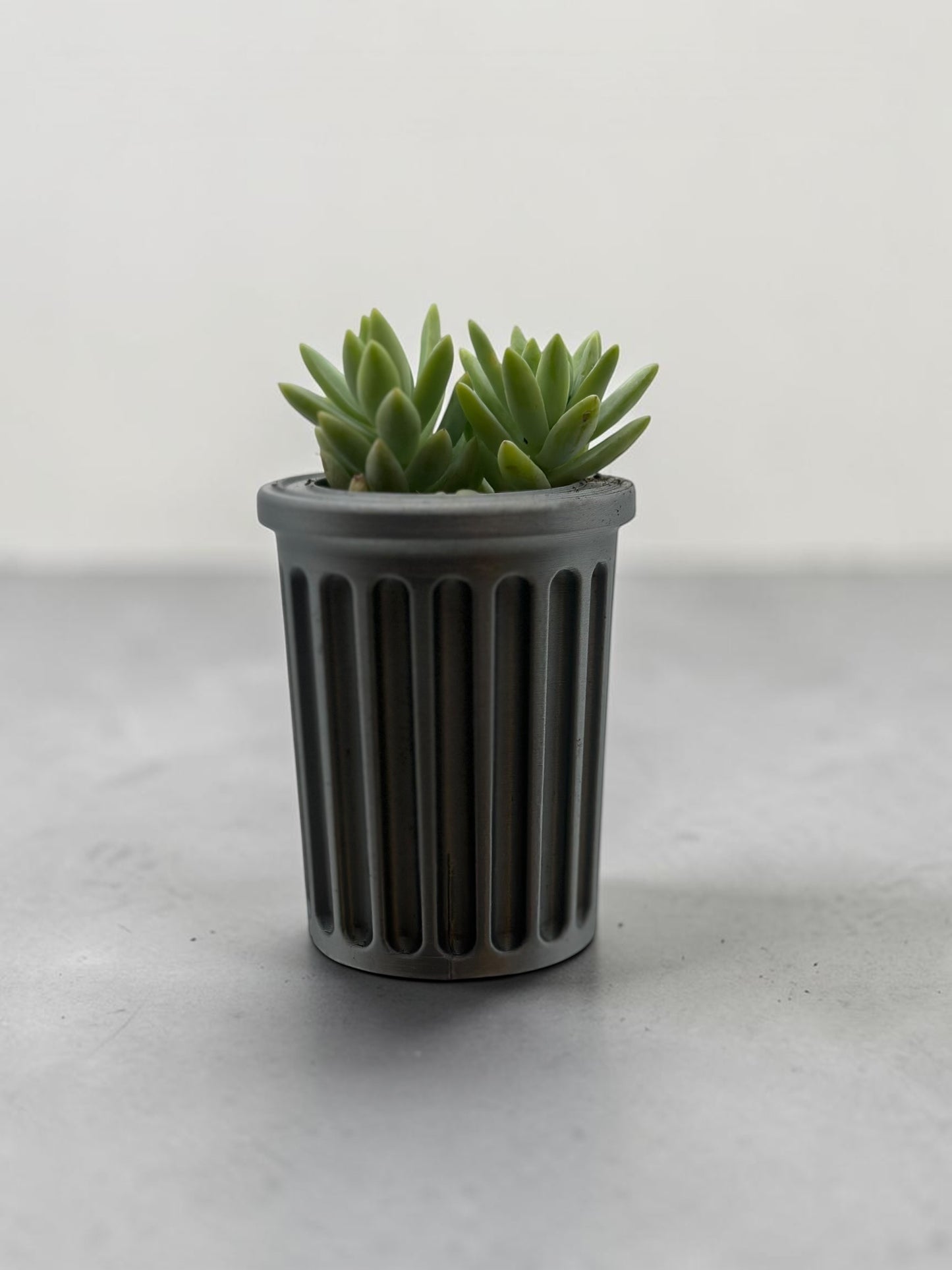Trash Can 2" Planter