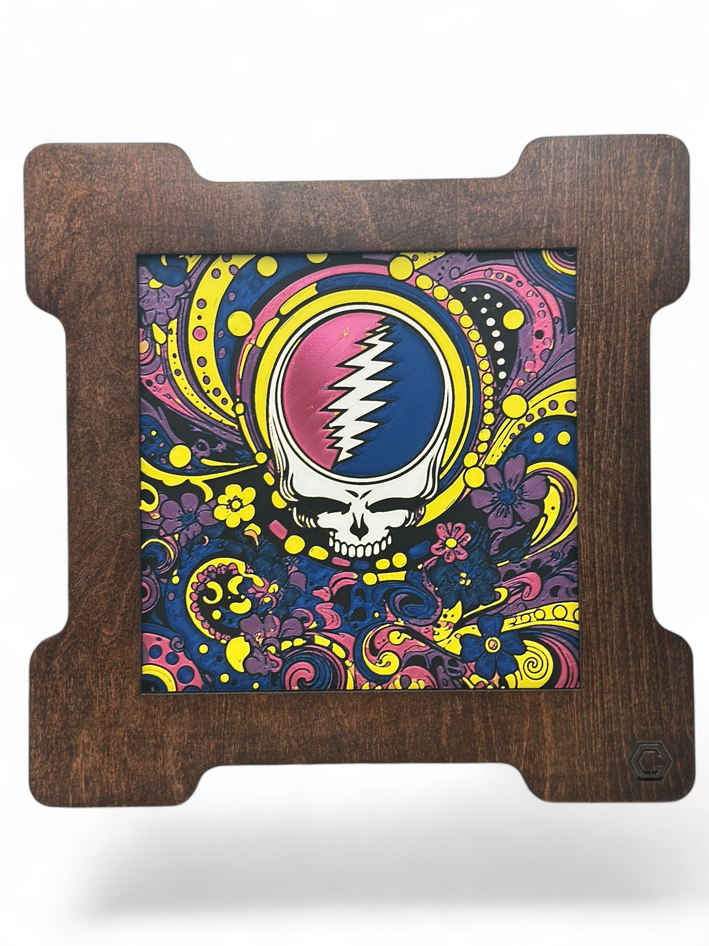 Grateful Art 3D artwork in wood frame