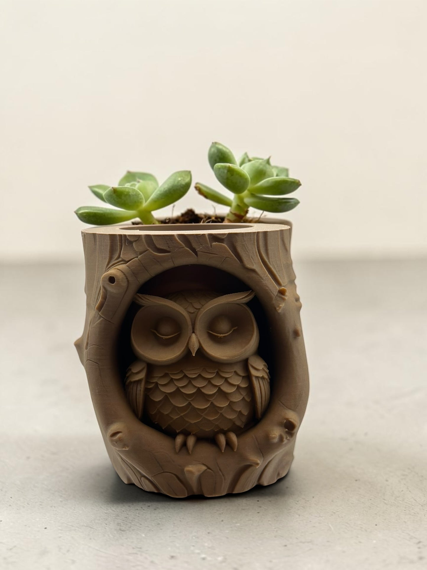 Owl Stump 2" Planter