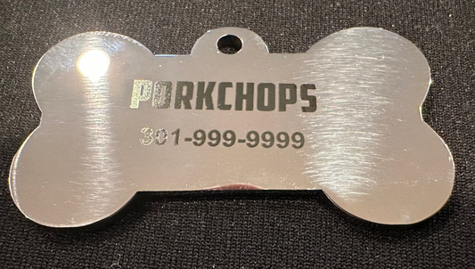 Solid Stainless Bone Charm