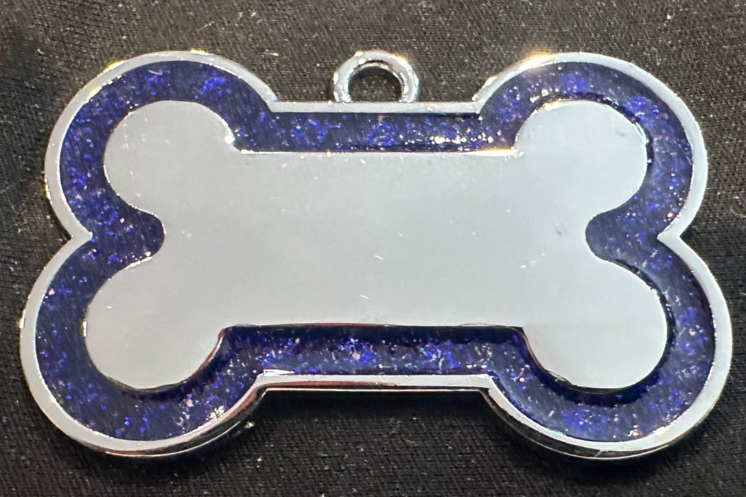 Shiny Dog Bone Keychain