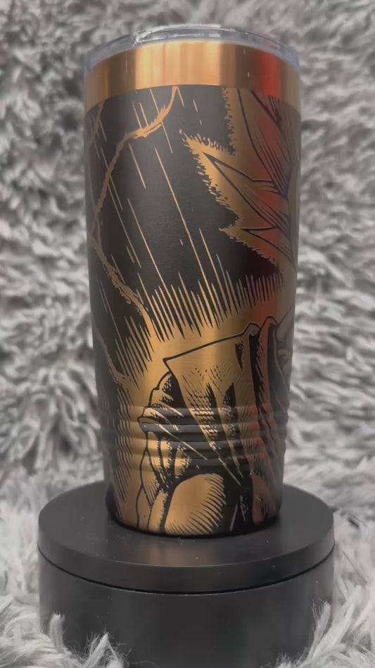 20 oz Tumbler - Rose Gold - Anime 1
